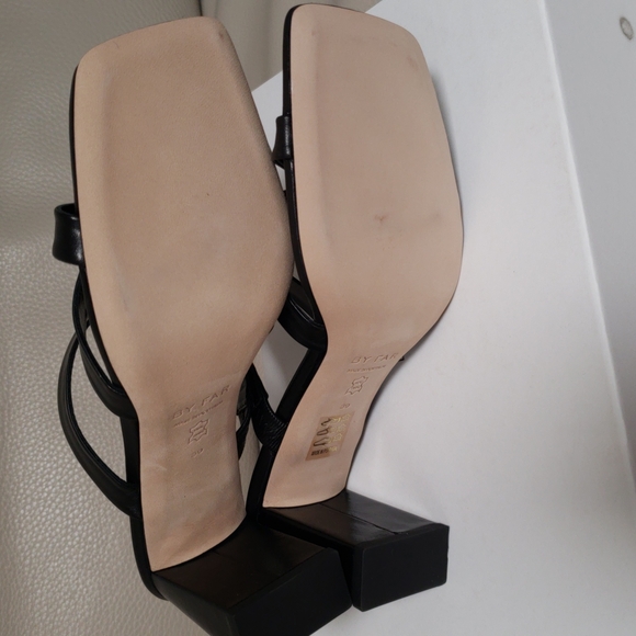 BY FAR LENY SLIDE LEATHER SANDALS SIZE 39 - Picture 7 of 9